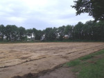 Het veld is kaal